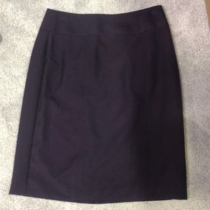 Dark purple pencil skirt